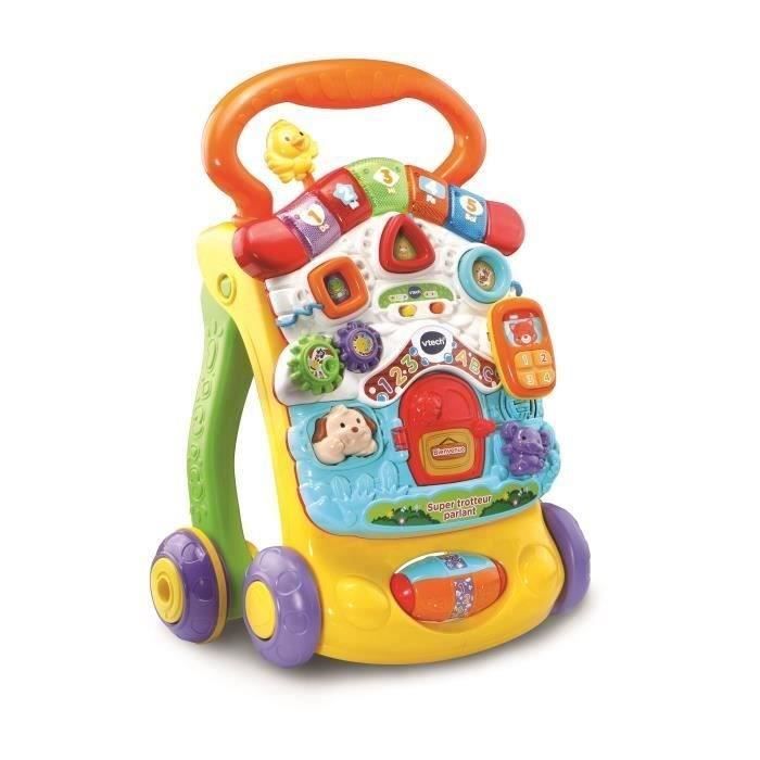 Vtech - super trotteur parlant 2 en 1 - multicolore