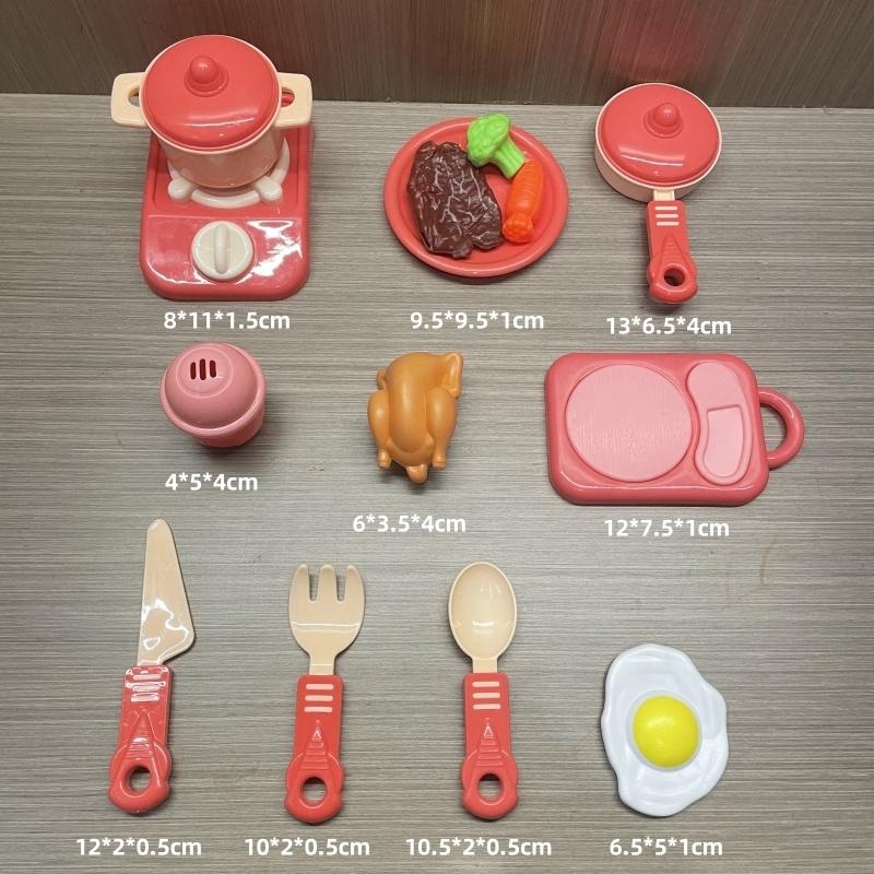 Non-Toxic 13/14Pcs Children Pretend Simulated Kitchen Toys Cookware Toys Fruit And Vegetable Children'S Toy Children Kitchen Food Set