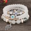 2023 New Bohemia Beaded Bracelets Set For Women Fashion Tassel Elastic Chain Bangles Ladies Trendy Party Jewelry Premium Gifts