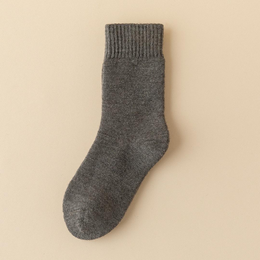 

Женские шерстяные носки выше колена с флисовой подкладкой для осени/зимы – Толстые, теплые и идеально подходят для ношения с ботинками One Size