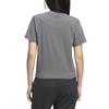 Adidas Future Style Round Neck Casual Breathable Fashion Sports Short Sleeve Raglan T-Shirt Women T-Shirts Gray KC3766