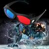 Hot sale 1PC Red Blue 3D Glasses Black Frame For Dimensional Anaglyph TV Movie DVD Game