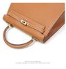 Kelly Bag Genuine Leather Women's Luxury Handbag - 2025 Autumn/Winter Collection: Elegant Shoulder Bag for Commute and High-End Style.