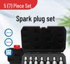 Universelles 5-teiliges Zündkerzensteckschlüssel-Set - 14MM Metrisch, 5/8" Zoll, 9/16" Verlängertes Werkzeug für die Autoreparatur