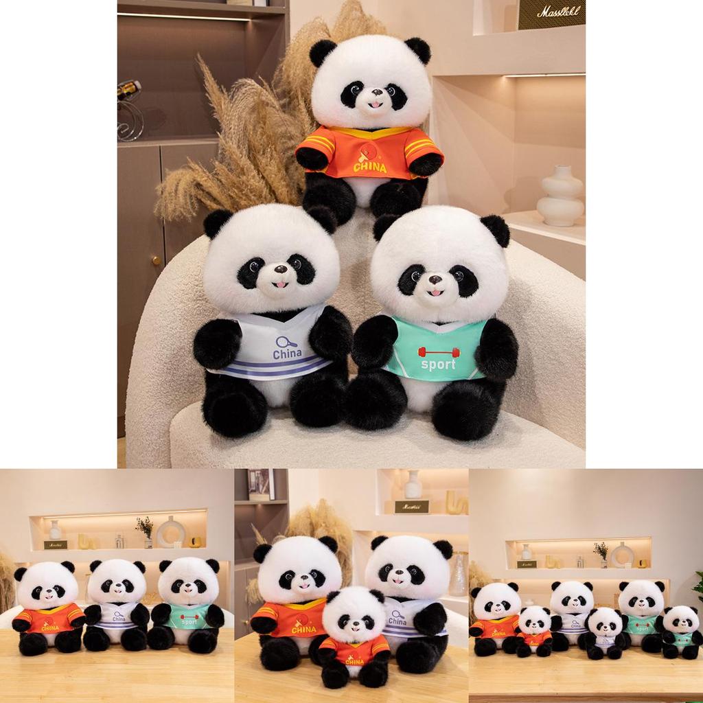Entzückende Plüsch-Pandabär-Puppe Weiches Kuscheltier Niedliches Geschenk für Geburtstage und Souvenirs