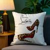 Brand Louboutins Pillow Case Plush Fabric Soft Double Sided Print Sofa Cushion Cover Throw Pillow Coversz,(3)