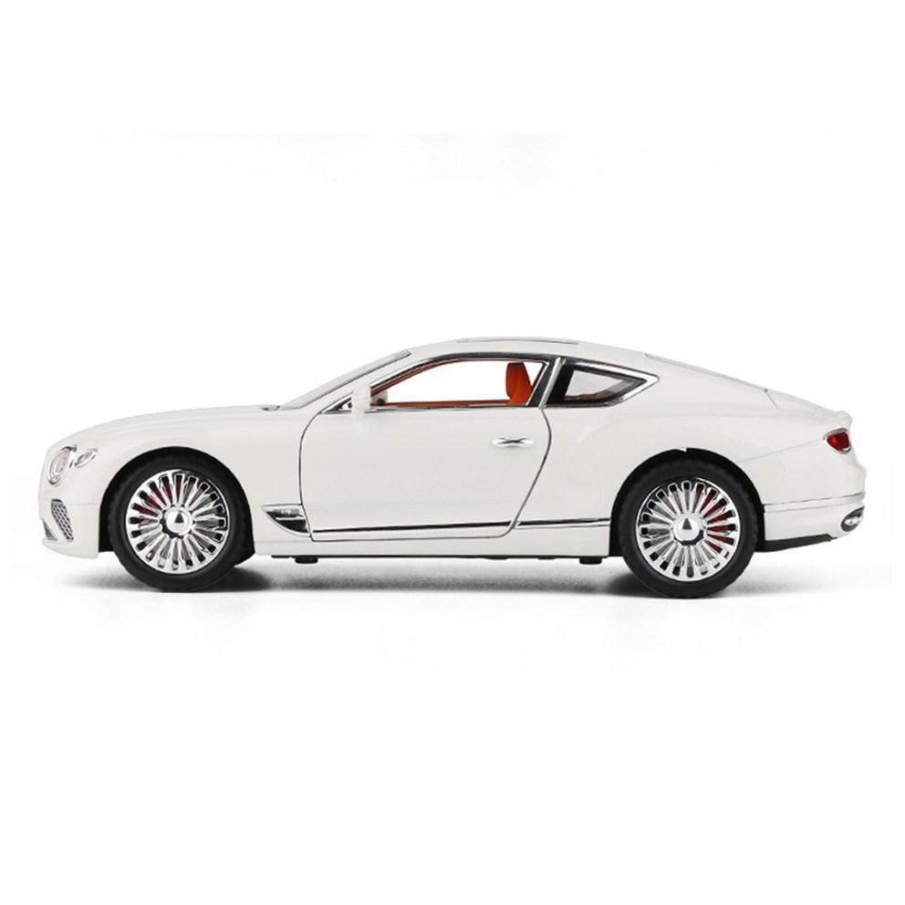 Premium 1:24 Diecast Bentley Continental GT Alloy Model Car - High-Quality Collectible Ornament (Black)