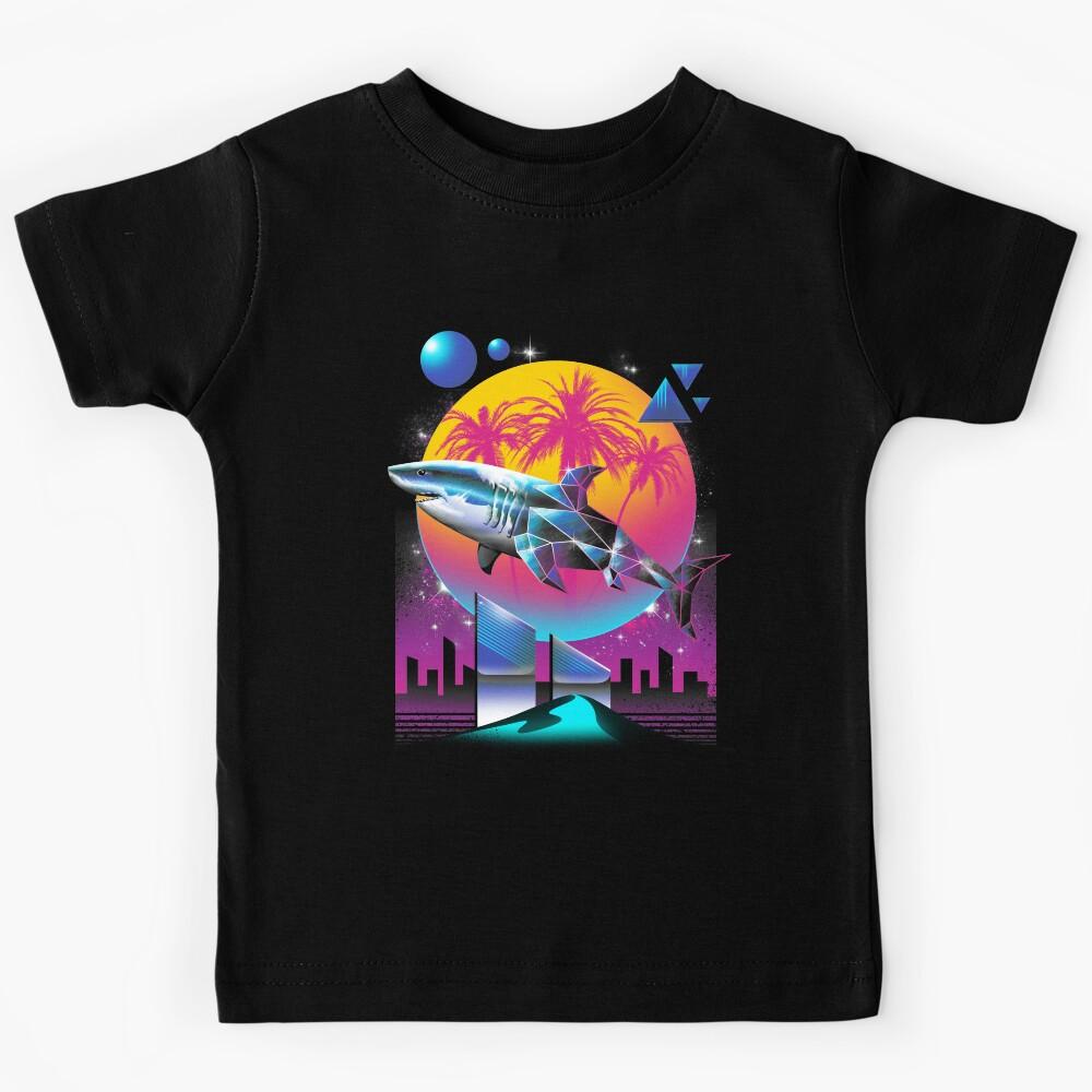 Rad Shark Kids T-Shirt 140