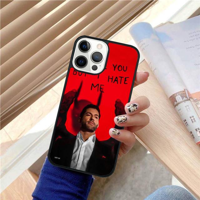 Lucifer Serie TV Phone Case Cover For iPhone 17 Air 15 16 14 13 12 Pro Max 11 Pro Max Plus Coque Shell
