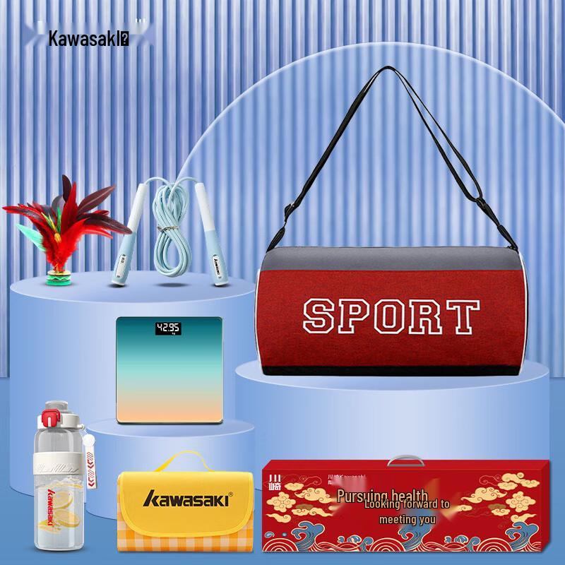 Kawasaki Outdoor Parent-Child Sports 7-Piece Racket Set