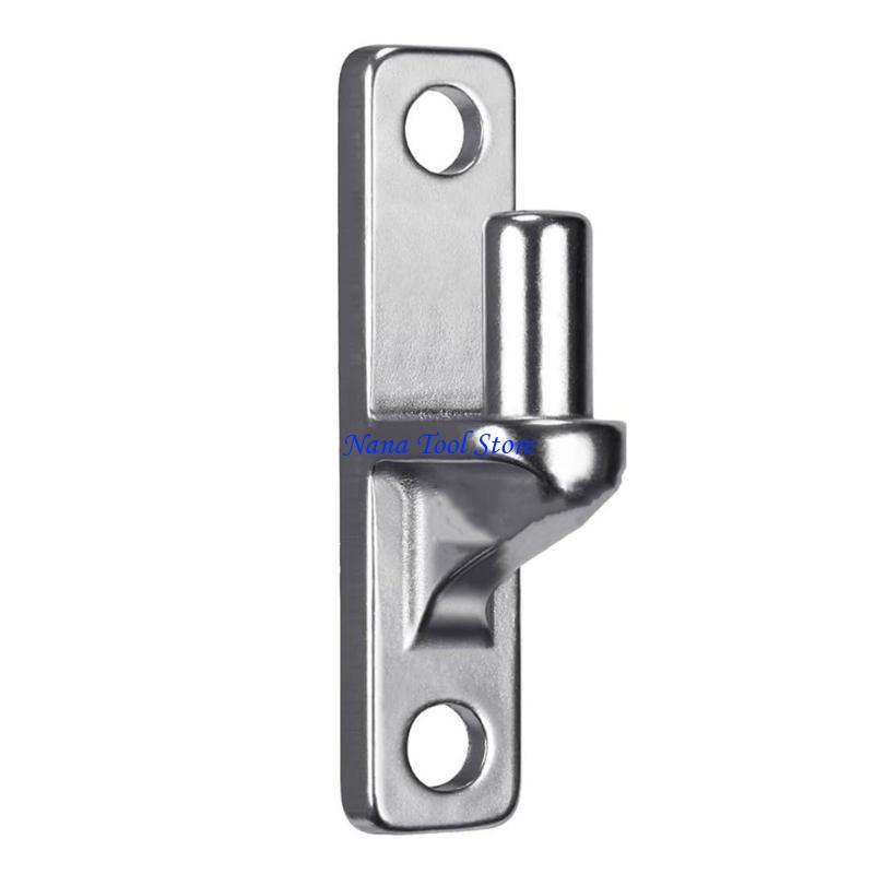 31GJ 4Pieces Wall Mounted Gate Hinges Portable Sturdy for Outdoor Fence Gate Sturdy Stainless Steel Coating Rustproof