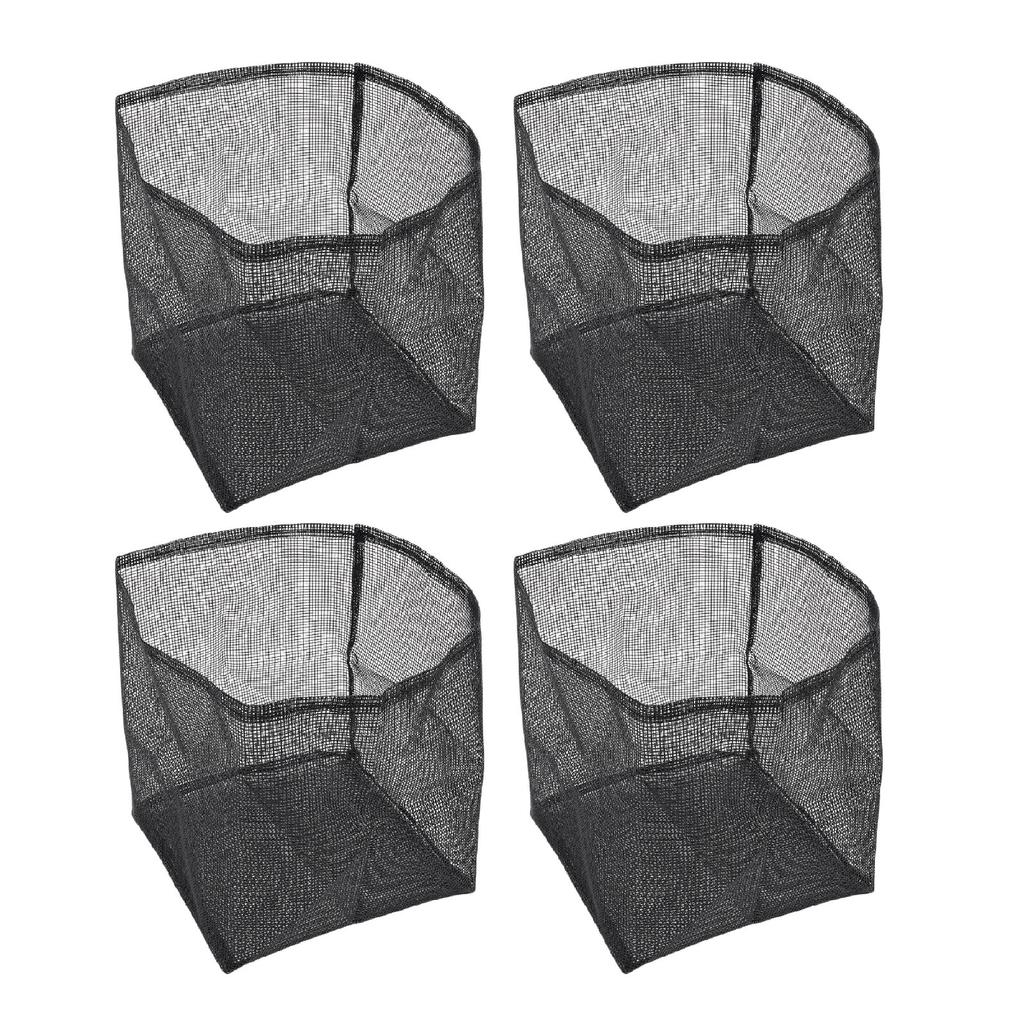 4pcs Aquatic Pond Planting Bags Reusable PVC Mesh Water Garden Pond Plant Pot Breathable Lily Plant Pots for Pond Bog