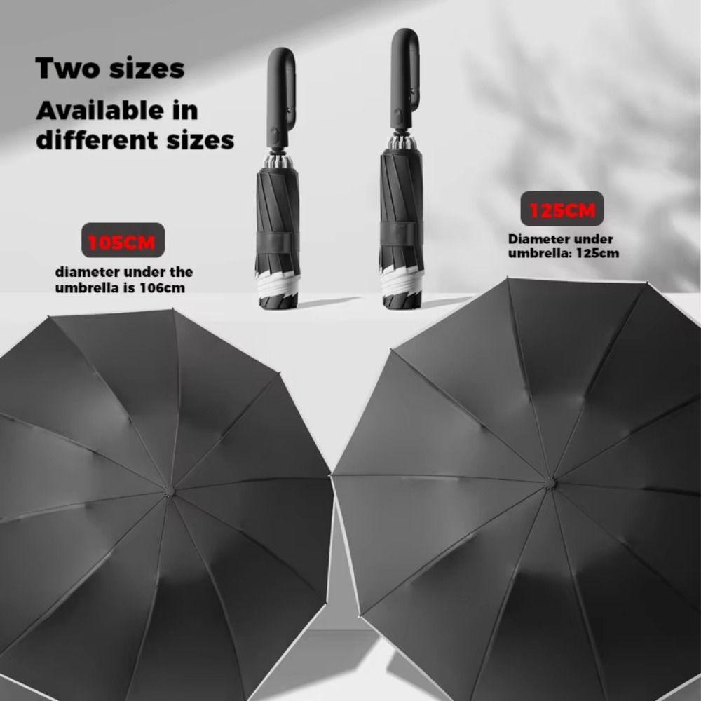with Ring Buckle Reverse Folding Umbrella UV Protection Women's Parasol  Men's Business