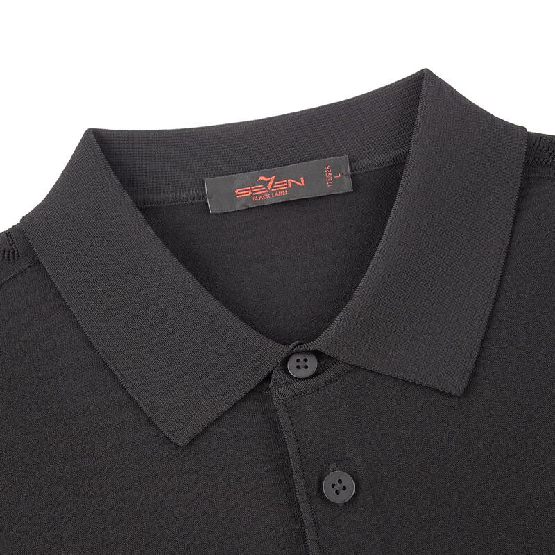 SEVEN Men's Elite Classic Business Short Sleeve Polo Shirt