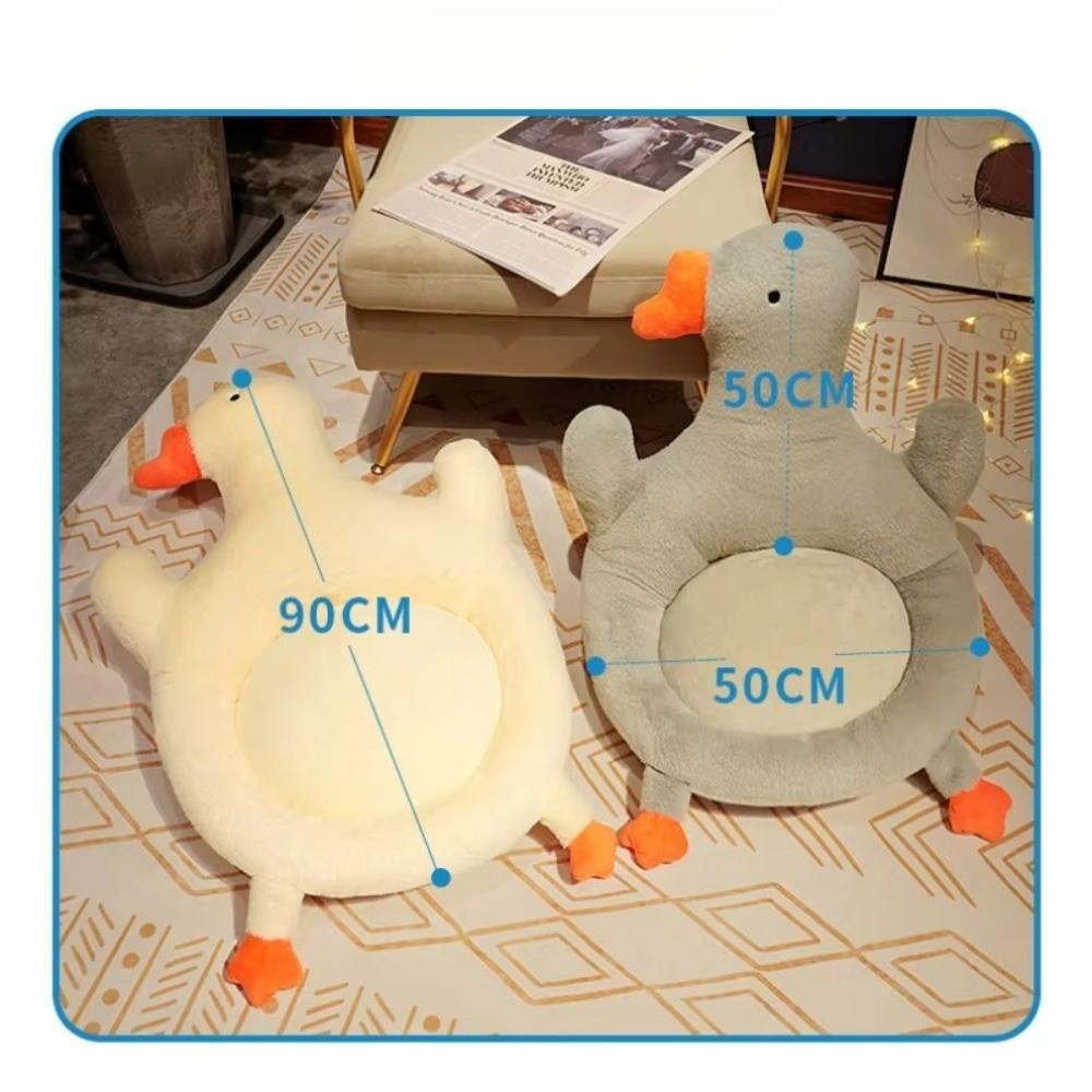 Integrated Backrest Plush Cushion Thickened Seat Pad Cartoon Chair Cushion  Home