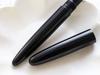 WANCHER Dream Pen Timeless Silkblack Short Mini Fountain Pen Jr. Cigar-Shaped (Medium Nib)