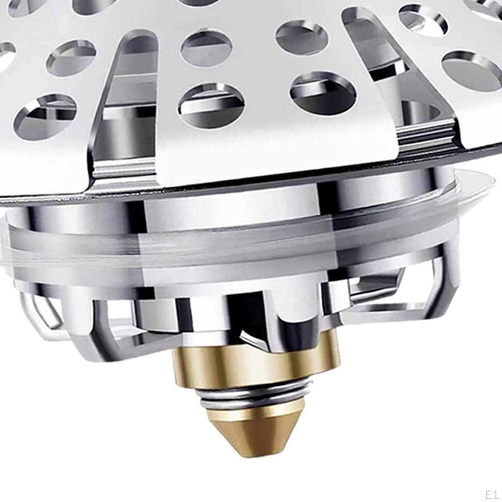 Bathtub Drain Plug Tub Stopper Effectively Prevents Odor Shower with Hair Catcher for