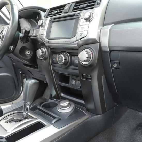 Matte Black Center Console Air Conditioner Panel Cover Trim For 4runner 2010+