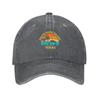 South Padre Island Texas Spiaggia Surfer Vacanza Souvenir vacanza Cappello da Cowboy Cappello Anime da Donna Unisex