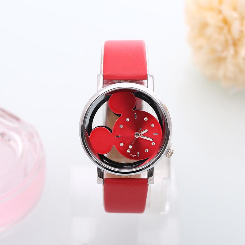 

Trendy Mickey Cartoon Children s Fashion Watch - Versatile Creative Gift for Students