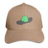 Frog On Skateboard Back View Baseball Cap Golf Hat Unisex Sun Hat Hat Unisex For The Sun Party For Unisex Womens