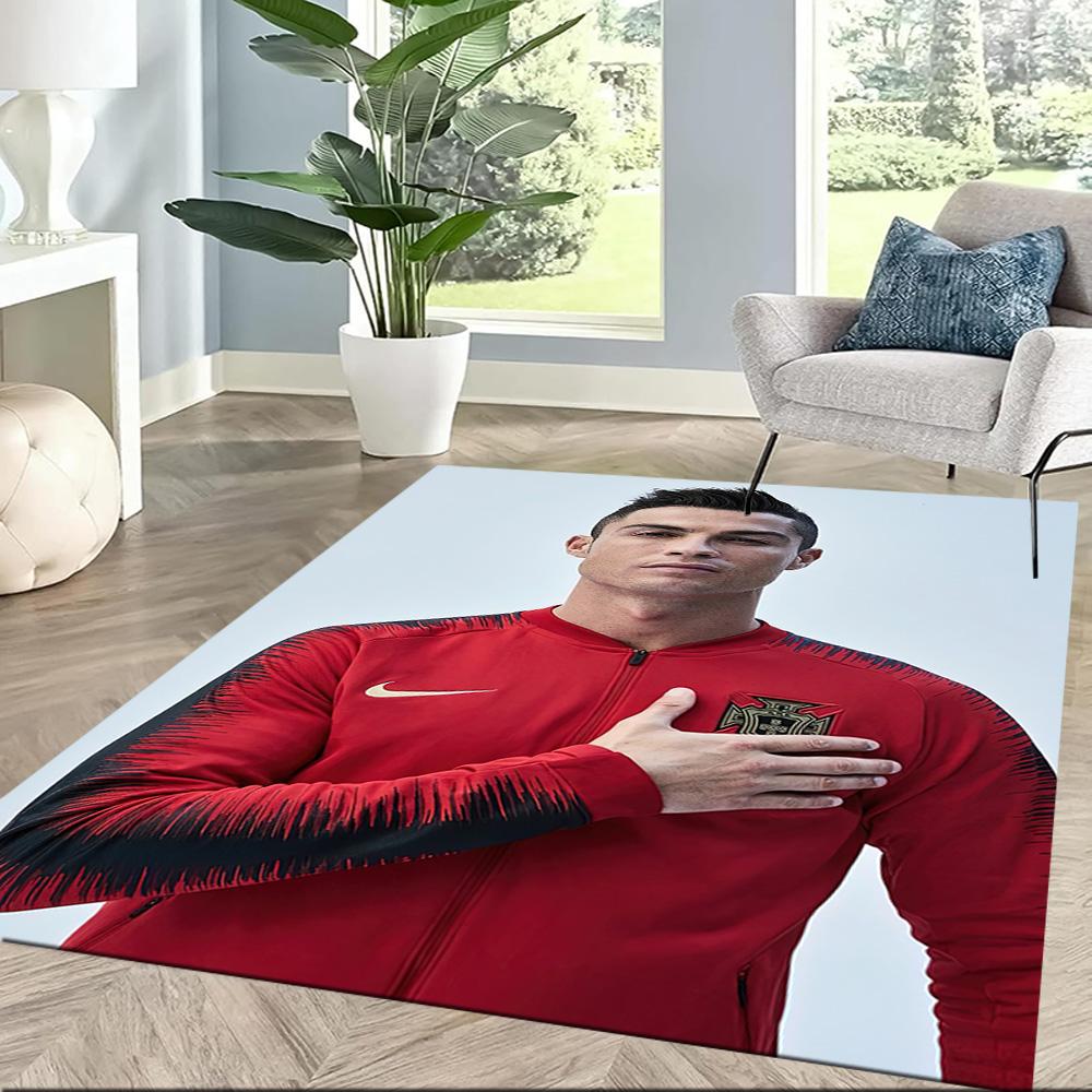 Cristiano Ronaldo Floor Rug Office Rug Design For Hallway Foyer Study Room Bedrooms Antislip Carpet Decorate Offices