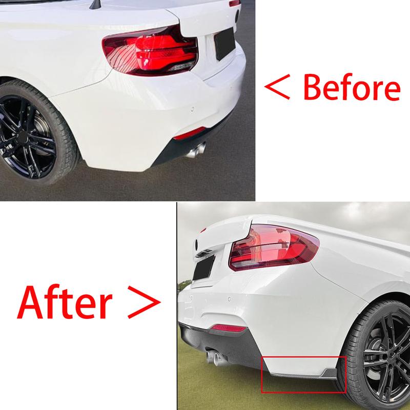 Rear Bumper Diffuser Splitter Canard Spoiler for BMW 2 Series F22 F23 M Sport 2015 2016 2017 2018  Car Accessories