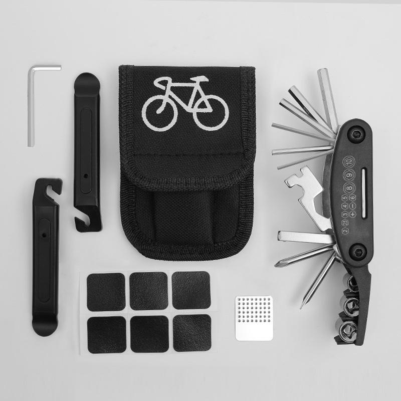 

Portable Bicycle Repair Tool Set Bike Tire Patching Wrenches Riding Equipment Bicycle Maintenance Tools