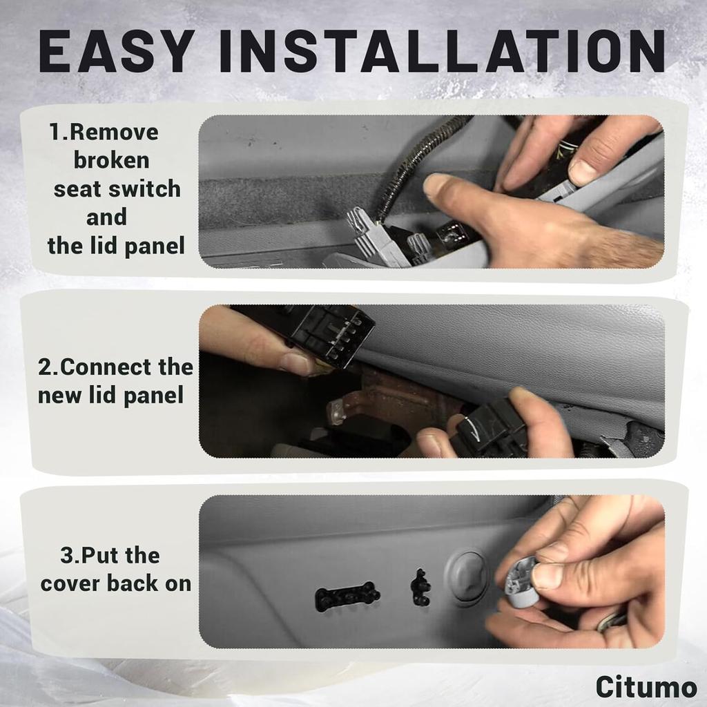 25974714 Power Seat Switch Adjust Switch Front Left Driver Side For Buick Chevy Cadillac GMC Adjuster Button Switch