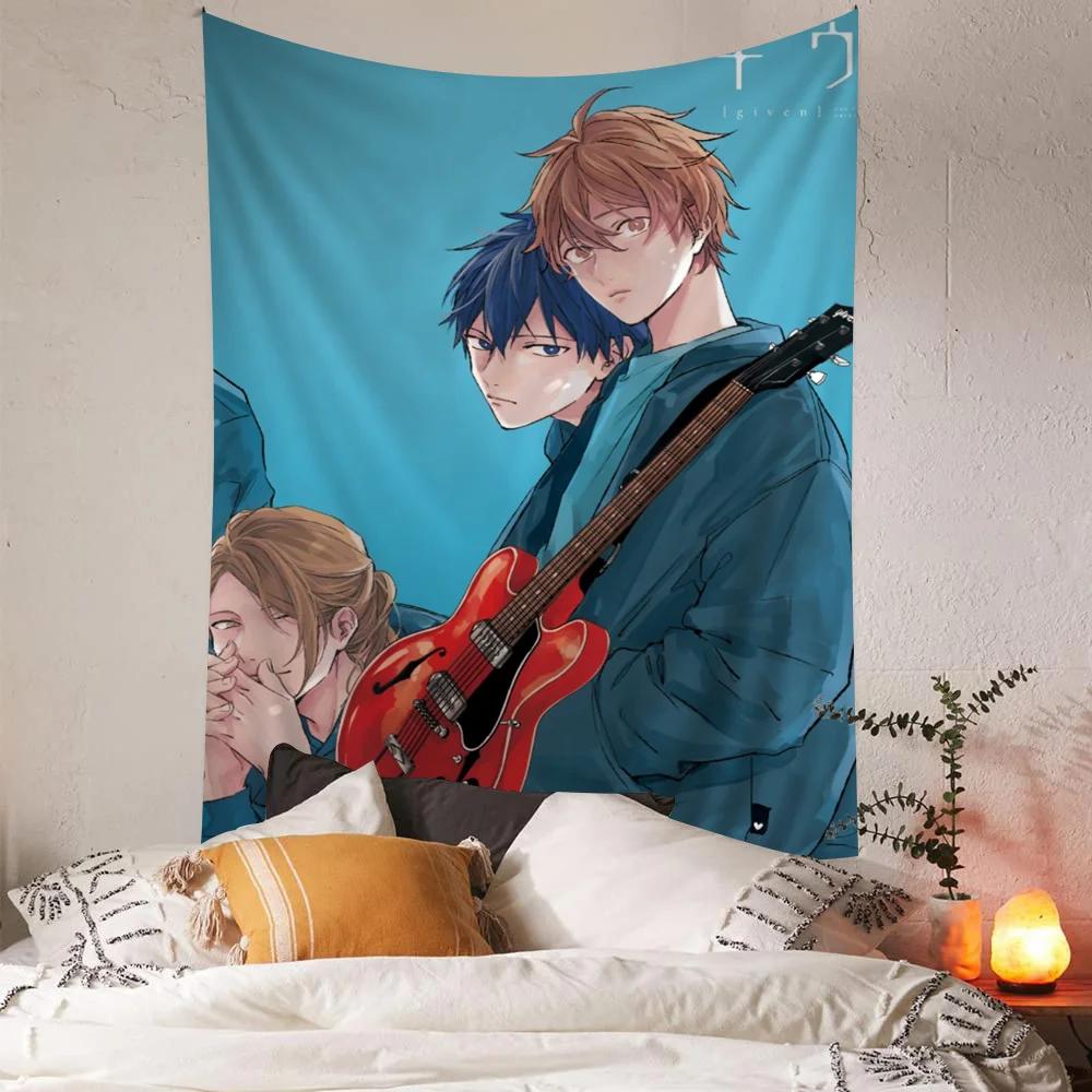 Anime Given Colorful Tapestry Wall Hanging Bohemian Wall Tapestries Mandala Wall Art Decor
