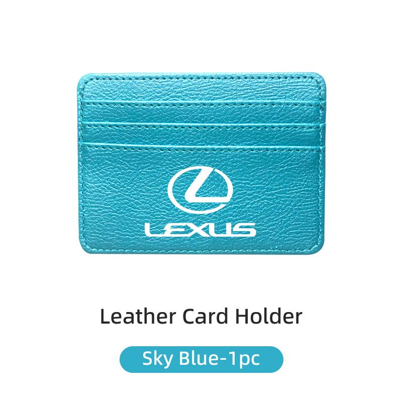 Car Styling Card Case Thin Coin Purse Driver's License Ticket Holder For Lexus UX250h RX450h CT200h RX400h NX300h RX350 RX300 GX
