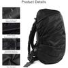Reflective Waterproof Backpack Rain Cover Outdoor Sport Night Cycling Safety Light Rain Cover Case Bag Outdoor Camping Hiking