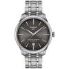 Tissot Chemin Des Tourelles Powermatic 80 Watch, 39mm, with a Gray Dial and Bracelet, Officially Imported, Men's Model T1398071106100