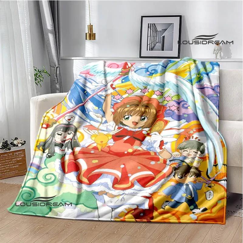 Card Captor Sakura Cartoon Decken Mode Decken Warme Flanell Weiche Bequeme Decke Haus Reise Decke Geburtstagsgeschenk