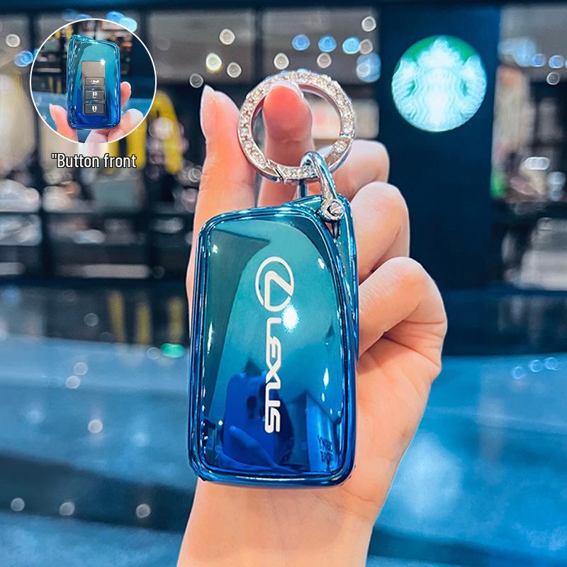 Key Case for Lexus RX300H, NX300, ES250, LX570, and ES200 Models