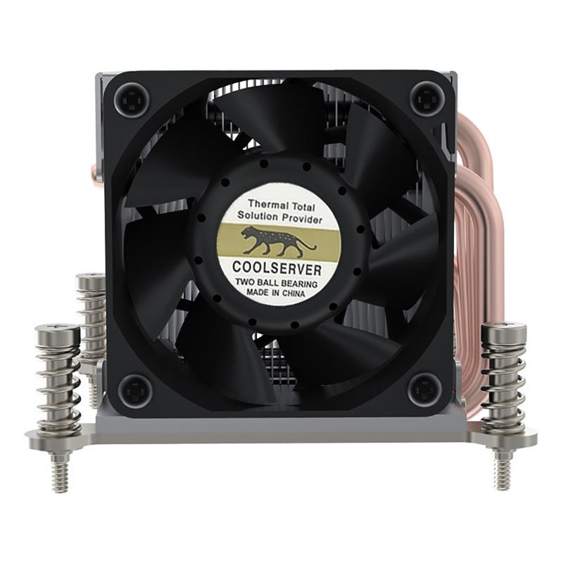 

COOLSERVER R63 4 Heatpipe 2U Server CPU Cooler Workstation Computer Cooling Fan for Intel LGA2011 1700 115X AMD AM4 R63-1 LGA2011 чёрный