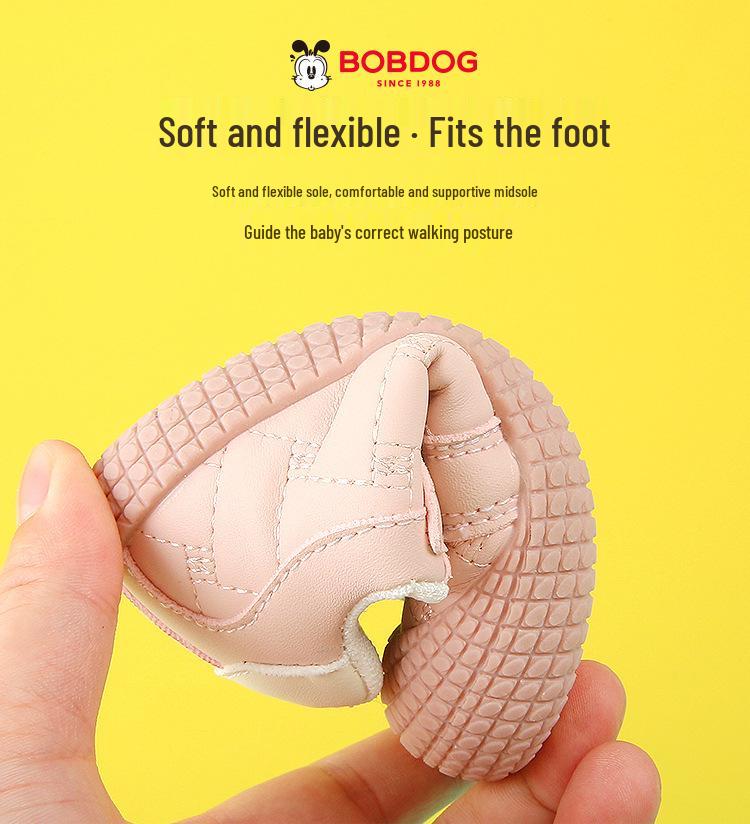 Babudou Kids' Non-Slip Soft Sole Shoes for Boys & Girls – Spring/Autumn Infant and Toddler Walker Shoes
