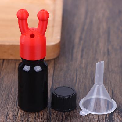 Auslaufsicherer Aroma Ätherisches Öl Inhalator Mini Ätherisches Öl und Parfüm Inhalator Spenderflasche Roter Verschluss Ätherisches Öl Inhalator