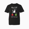 Black Cat Graphic TShirt My Cat Is Calling Kitten Pet Lover Novelty Gift TTop