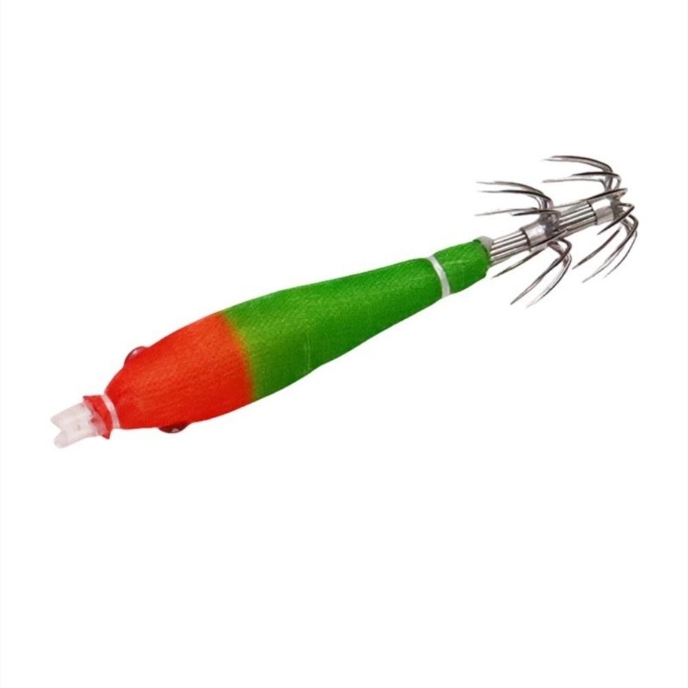 5pcs/bag Luminous UV Wood Shrimp Bait Blowing Tube Pesca Fishing Hook  Freshwater Fishing