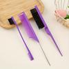 [3pcs Multi-Purpose Hair Styling Comb] 3pcs Hair Styling Comb Set - Nylon Bristle Brushes, Normal Hair, Fine-tooth Combs with ABS Plastic Handles