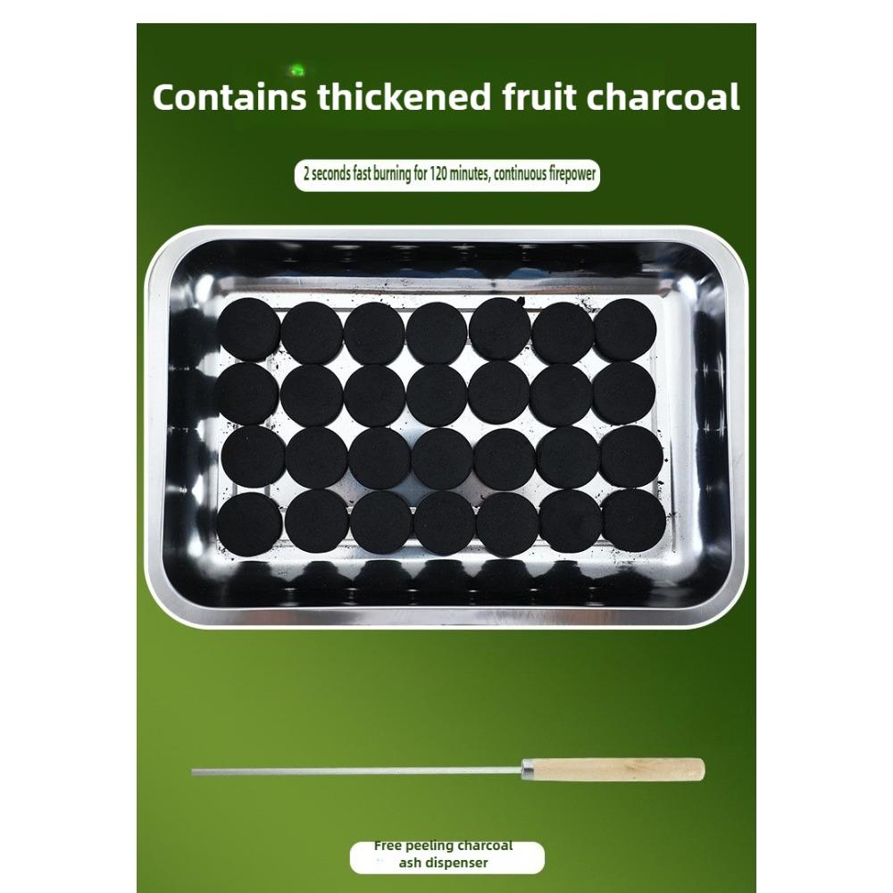 Disposable Grill, Portable Charcoal Grill Barbecue, Grilling Kit for Indoor Outdoor cooking Grill Set for BBQ Picnic Camping