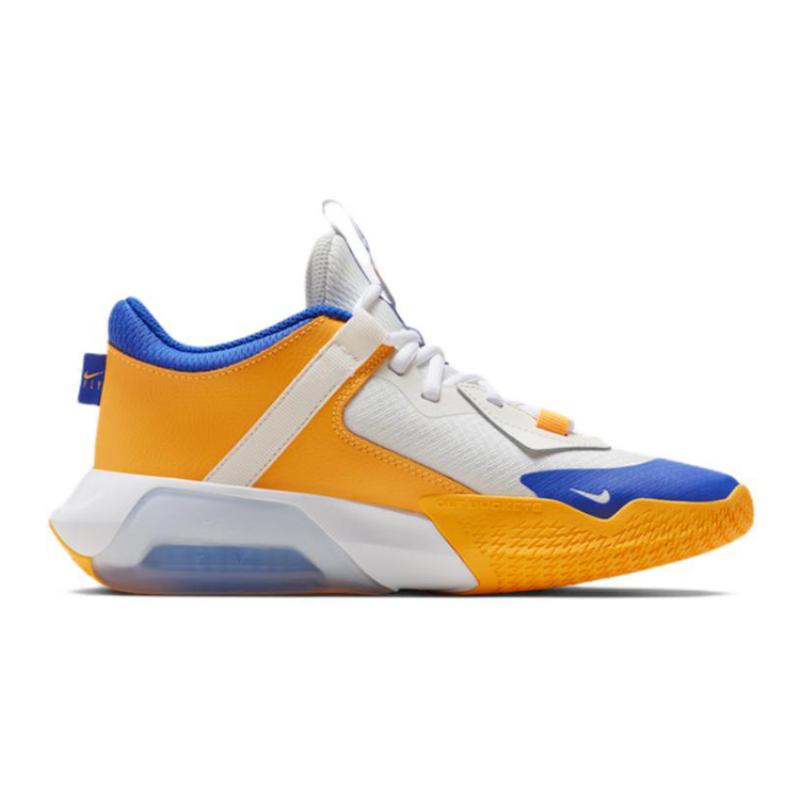 Nike Low top Children's Basketball Shoes White Orange Blue, Single Layer Sneakers FD4638-181