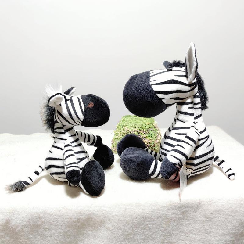

Forest Animal Zebra Plush Doll - Stuffed Toy Birthday Gift for Children 25 cm 115 g