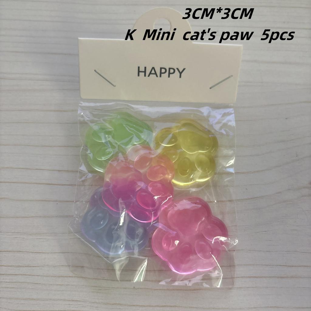 Jucărie Fidget Jucării Mini Squishy Cub de Gheață Mochi Mingie Anti-stres Jucărie Kawaii Cub Transparent lăbuță de pisică pește Jucărie de Strâns pentru Ameliorarea Stresului