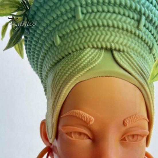 Black Woman Incense Burner African Queen Head Incense Stick Cone Holder Home Office Yoga Meditation Room Desktop Decoration Ornament