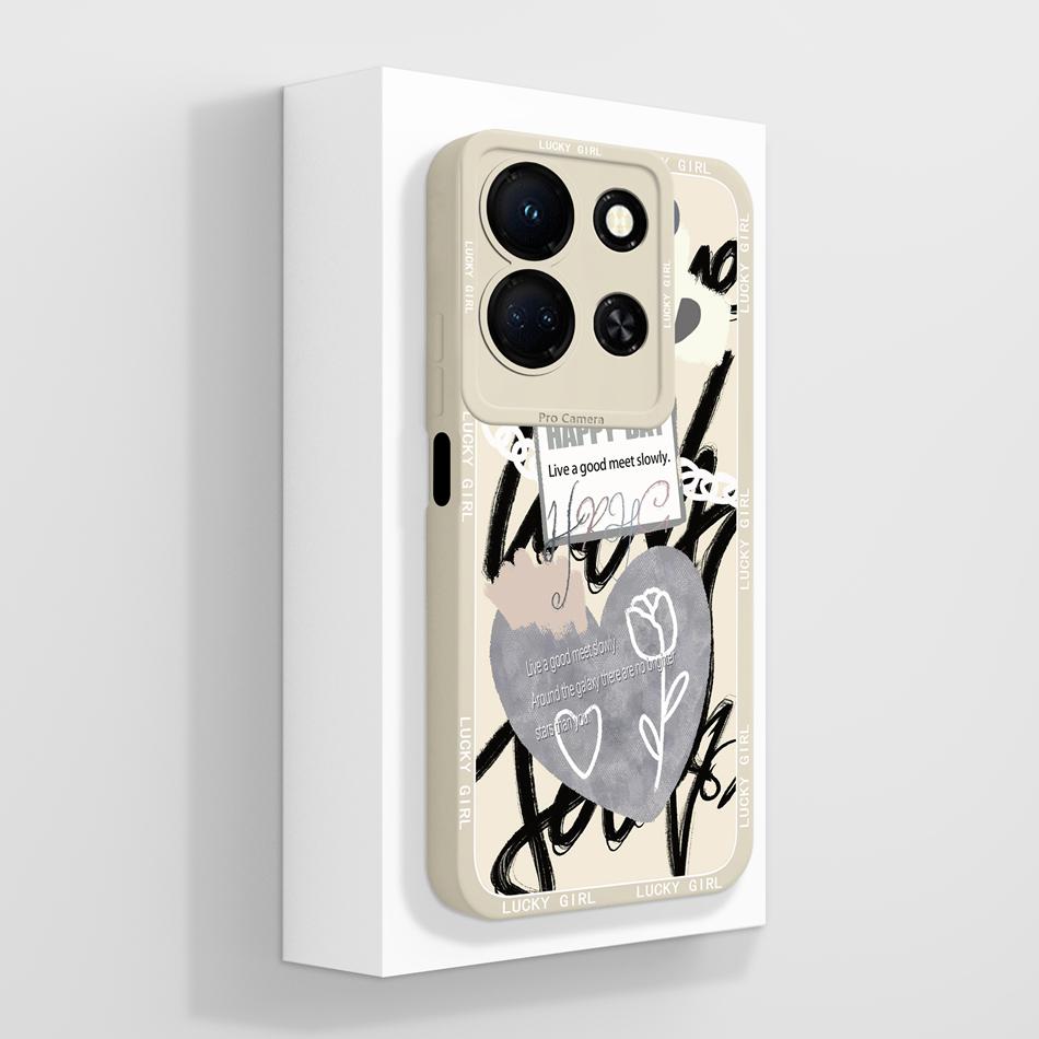 For Infinix Note 30 Pro 30i VIP Case Cute Panda Phone Back Cover For Infinix Note30 30Pro 30VIP Camera Protection Soft Fundas