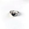 Wedding Index Finger Ring Geometric Women Rings Heart Chain Ring Korean Style Heart Stackable Rings