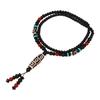 Dzi Eyes Beads Necklace Good Fortune Elegant Design Natural Colors China Tibetan Necklace for Women Men
