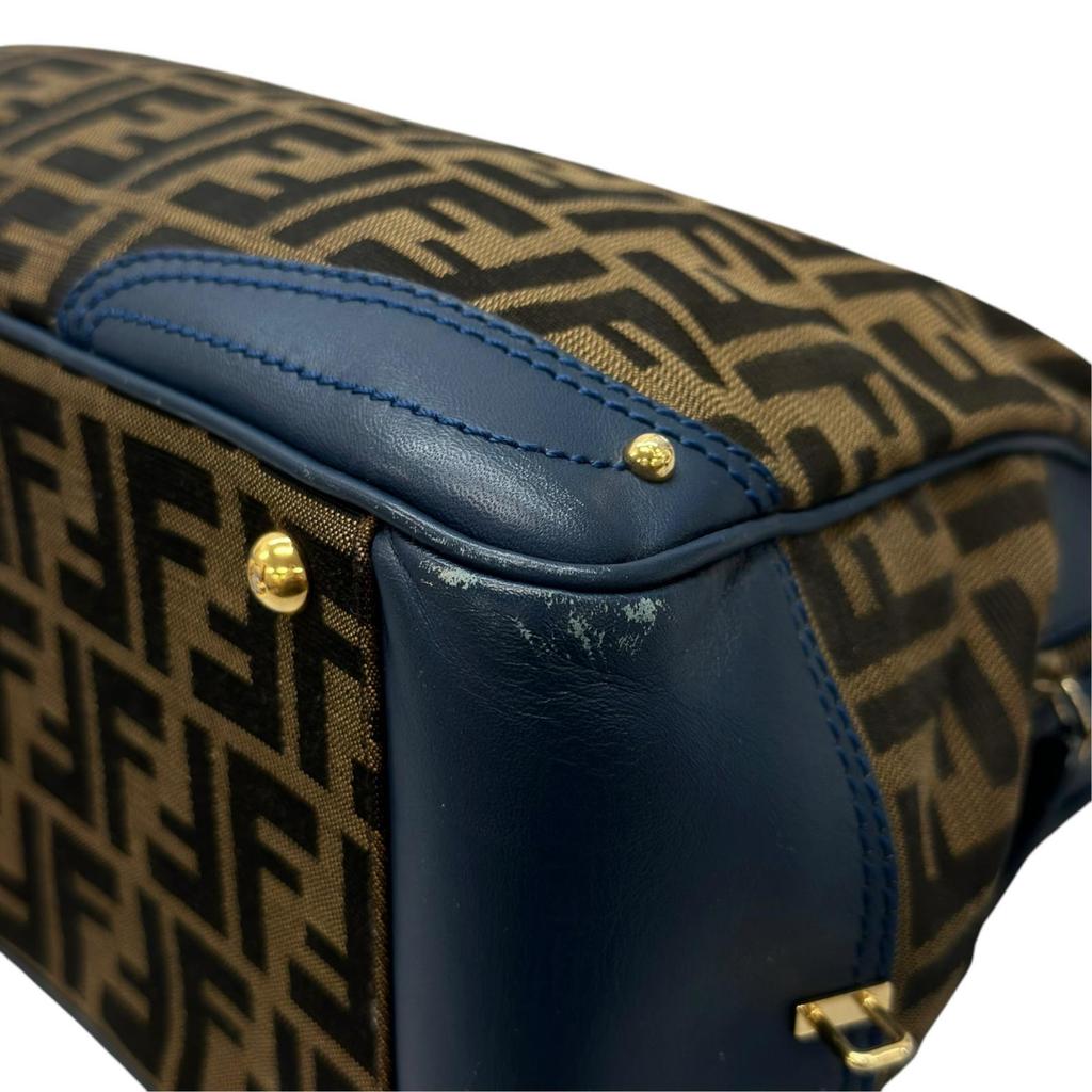 FENDI Zucca 8BN069 Handbag Brown Women used